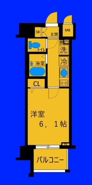 エステムプラザ横濱みなとみらいWEST(間取り)