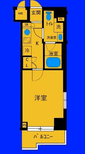 ルーブル横濱吉野町(間取り)