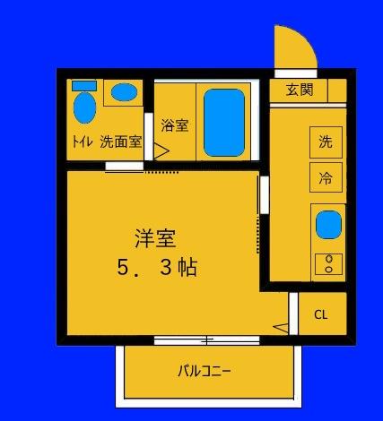 シャトーライフ横浜I(間取り)