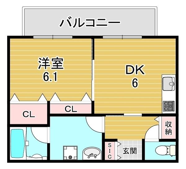 大阪市鶴見区今津南１丁目のアパート