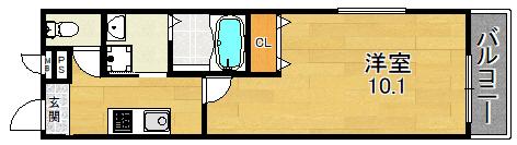 フジパレス横堤Ⅰ番館(間取り)