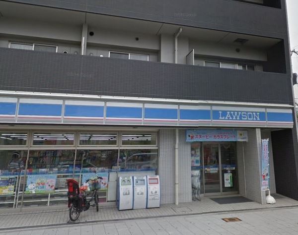 大阪市鶴見区鶴見４丁目のアパート(ローソン今福鶴見駅東店)