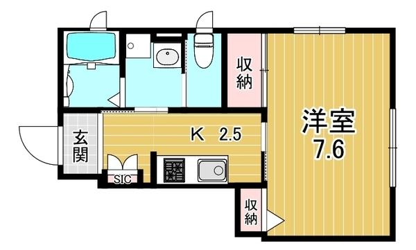 大阪市鶴見区緑３丁目のアパート