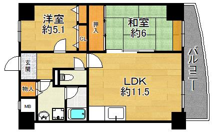 大阪市鶴見区浜５丁目のマンション