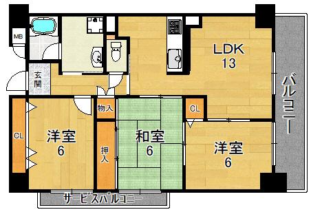 大阪市鶴見区今津中４丁目のマンション
