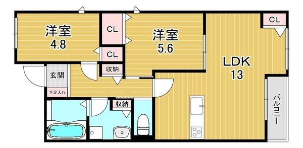 大阪市鶴見区放出東２丁目のアパート