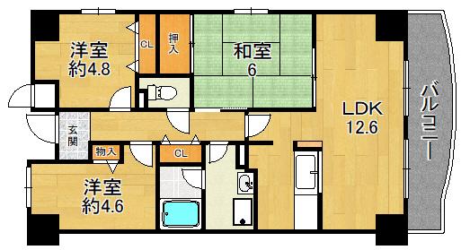 大阪市鶴見区鶴見３丁目のマンション