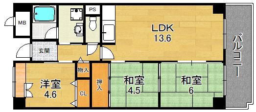 大阪市鶴見区浜２丁目のマンション