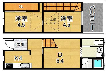 大阪市鶴見区今津北４丁目のアパート