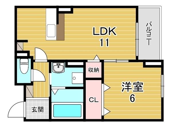大阪市鶴見区焼野１丁目のアパート