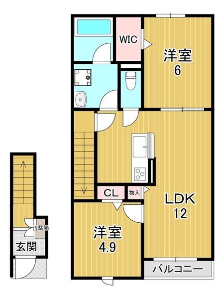 大阪市鶴見区茨田大宮１丁目のアパート