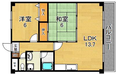 大阪市鶴見区諸口６丁目のマンション