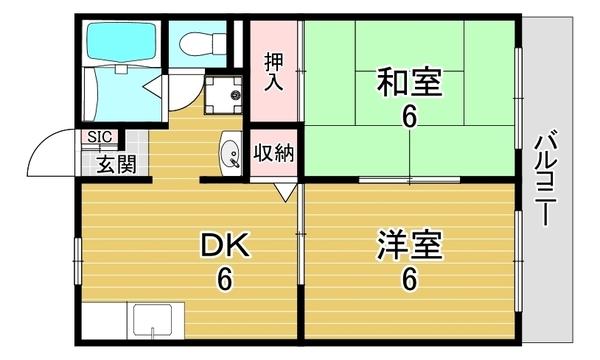 大阪市鶴見区焼野２丁目のアパート