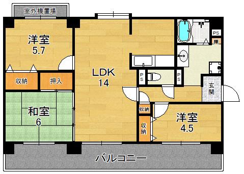 南向き全戸角部屋です★シャルマン鶴見