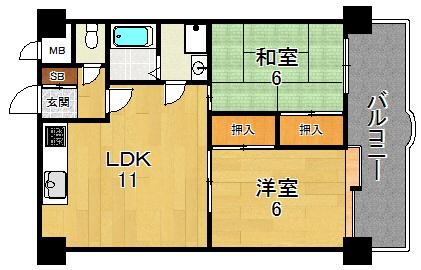 大阪市鶴見区諸口６丁目のマンション