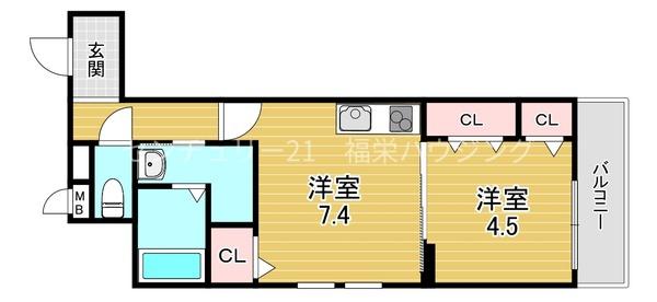 お２人可です★フジパレス鶴見６番館