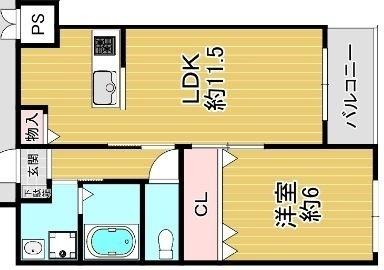 穏やかな住宅街の築浅１ＬＤＫ【ウイルコートⅠ番館】