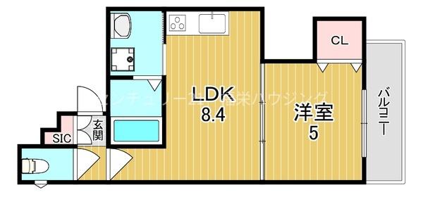 大阪市鶴見区茨田大宮４丁目のアパート