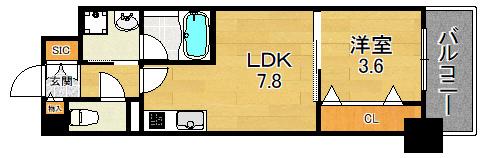 放出駅徒歩１０分の築浅１ＬＤＫです