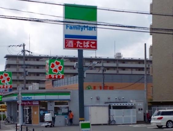 大阪市鶴見区今津北3丁目のアパート(ファミリーマート鶴見今津北店)