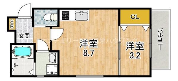 大阪市鶴見区今津北４丁目のアパート