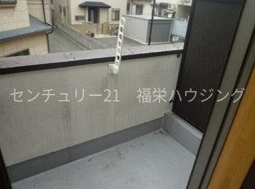 大阪市鶴見区今津北4丁目のタウンハウス(バルコニー)