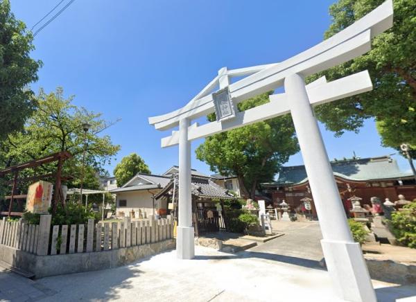 大阪市鶴見区今津中５丁目のアパート(比枝神社)
