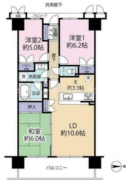 大阪市鶴見区鶴見１丁目のマンション