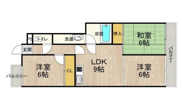 大阪市鶴見区諸口６丁目のマンション