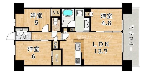 大阪市鶴見区浜２丁目のマンション