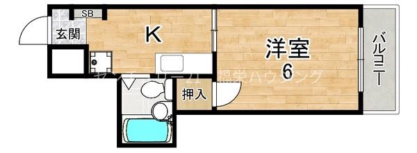 ビラ六曜舎放出＠今津南1丁目