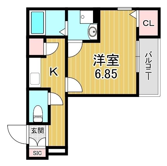 静かな住宅街の築浅物件・アート鶴見