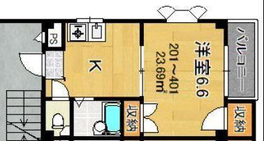 角部屋１ＤＫです★鶴見ベルダァーⅠ番館