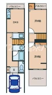 大阪市城東区今福南４丁目の貸家
