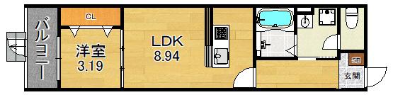 大阪市鶴見区茨田大宮４丁目のアパート
