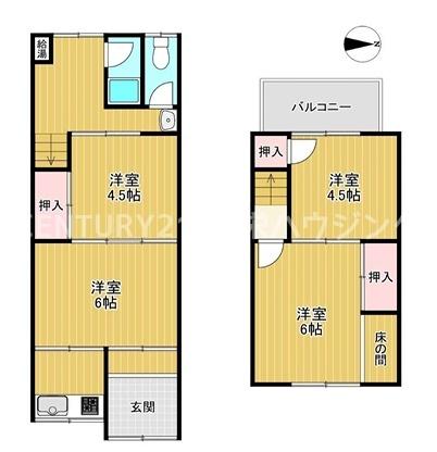 大阪市城東区今福東３丁目の貸家