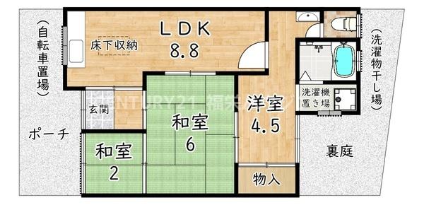 放出東３丁目２０貸家（平屋）：サンコー裏