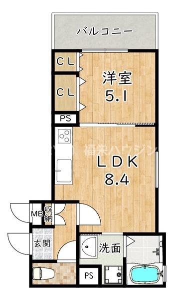 大阪市鶴見区諸口２丁目のアパート