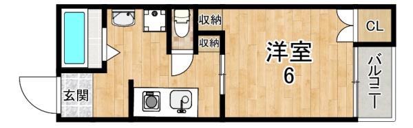 通勤や買い物に便利な立地のリノベ１Ｋです♪