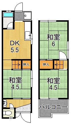 焼野2丁目貸家