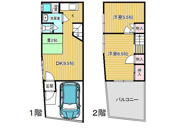 門真市桑才戸建て貸家