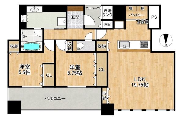 大阪市中央区北浜東のマンション