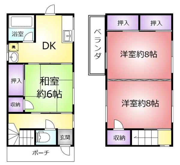 熊野町５丁目貸家