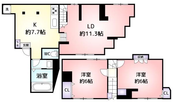 山本通4丁目貸戸建