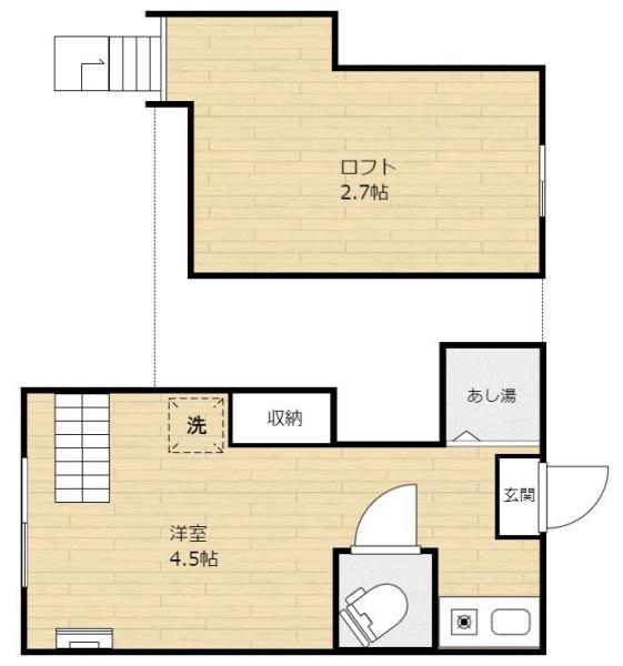 アーバンプレイス市ヶ谷加賀町　ロフト付