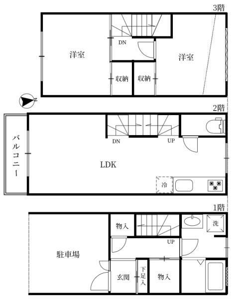 新宿区市谷柳町の貸家