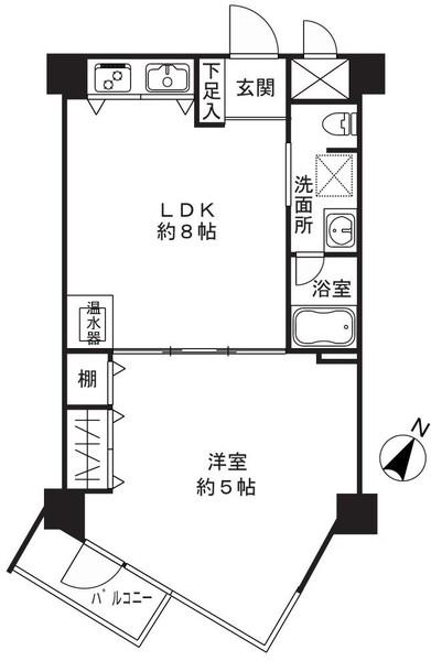 クレール東郷坂102（２階部分）