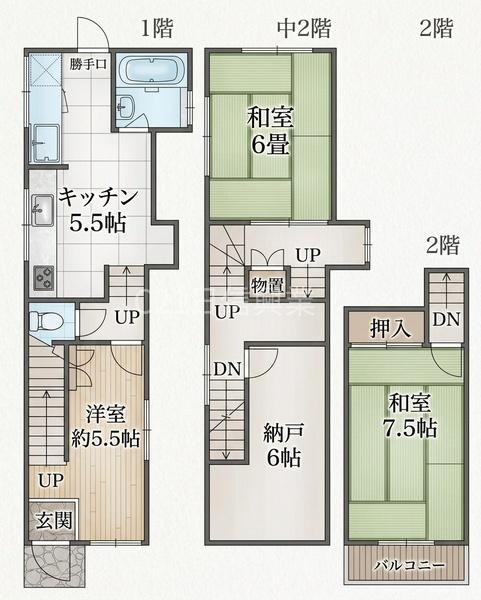 西田邸貸家
