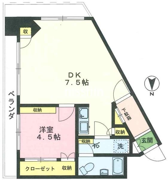 新宿区市谷薬王寺町のマンション