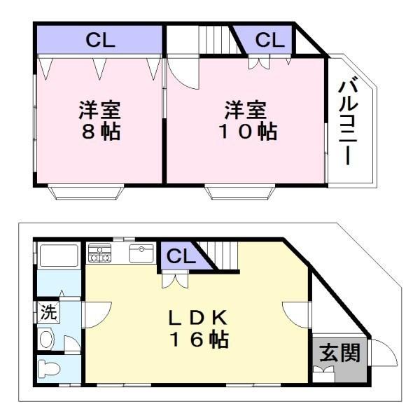 東大阪市三島１丁目の貸家
